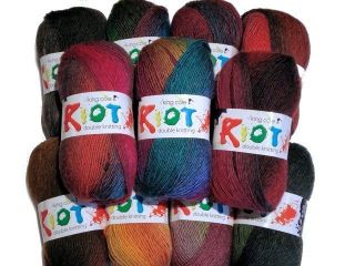 king cole riot dk wool yarn various shades 100g ball more options 