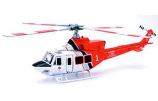 NEW RAY Sky Pilot 25677 Bell 412 diecast helicopter LA City Fire Dept 