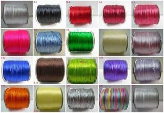 Pick Color 70M Satin Rattail NYLON Chinese Knotting Jewelry Cord 