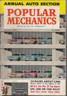 Popular Mechanics 1/60, Astronauts pt 2, Houseboat pt 2, Annual Auto 