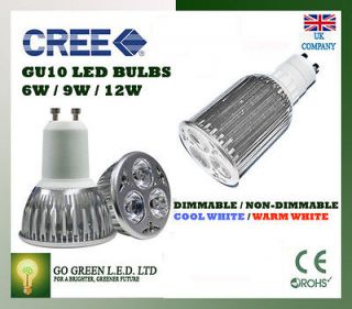 GU10 6W/9W/12W CREE LED SPOTS 240V Light Lampada Luce Strahler Ampoule 