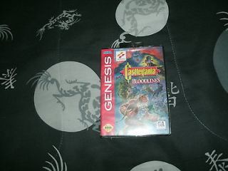 Castlevania Bloodlines For Genesis Brand New Factory Sealed