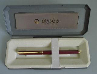 ELYSEE for elegance 75 Burgundy w/gold plated trims rapidograph pen