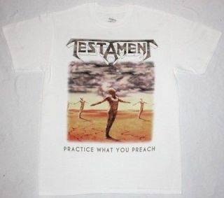 TESTAMENT PRACTICE WHAT YOU PREACH89 THRASH MEGADETH ANTHRAX NEW 