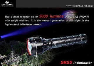 Olight SR95 Intimidator SST 90 Rechargeable LED Flashlight   2000 