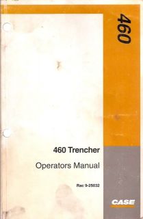 case 460 trencher operator s manual time left $ 30