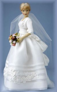 Maggie Made Maggie Iacono THE BRIDE 15 Felt Doll LE60 Jointed Body 