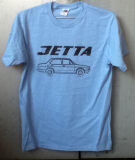 Vintage VW Volkswagen Jetta MK1 Logo T Shirt SM 5XL 1979 1984 A1 Retro 