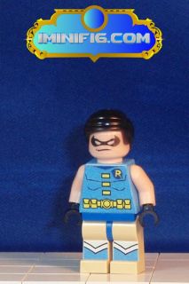 Custom Lego Batman 2 DC Super Heroes Robin in Acrobat Suit 185a