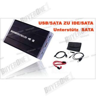 USB2.0 / SATA to IDE / SATA 2.5 External HDD Hard Drive Disk Case 
