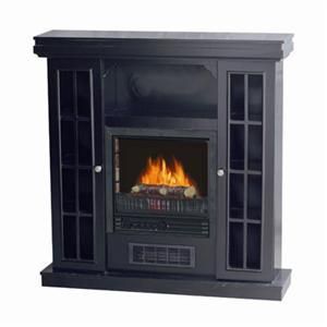 FP 38 2D BL Electric French Fireplace Blk Riverstone Industries 