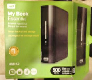 Western Digital My Book Essential 500 GB,External,5400 RPM