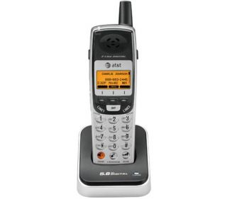 At T TL76008 5 8GHz 2 Line Cordless Extra Handset for TL76108 Phone 