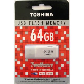 Toshiba 64GB 64 GB USB 2 0 Flash Memory Stick Pen Disk TransMemory 