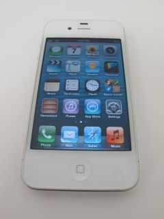 Apple iPhone 4 8GB White Verizon Smartphone Clean ESN