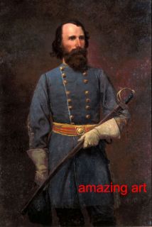 Oil Painting on Canvas Portrait of General A P Hill