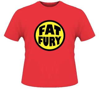 Fat Fury Herbie Comic Retro Popnecker Cool Red T Shirt