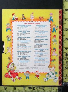 1955 Magic Music Samuel Lowe Childrens Bonnie Book by Lionel Reid