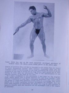Very RARE Louis Abele Bodybuilding Muscle Booklet 1948