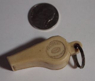 Vintage 1949 Acme Whistle Plastic Made in England Pat