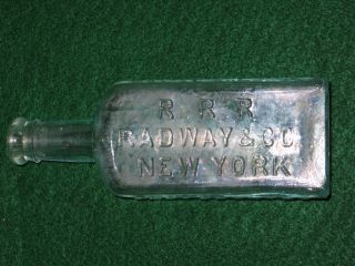   Bottle RRR Radway Co New York EntD AcorD to Act of Congress