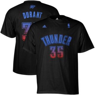 Adidas Kevin Durant Oklahoma City Thunder 35 Vibe Player T Shirt Black 