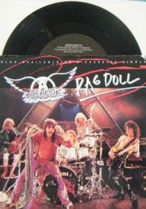 Aerosmith Rag Doll 1987 7 Vinyl Promo Record Geffen 7 27915 Steven 