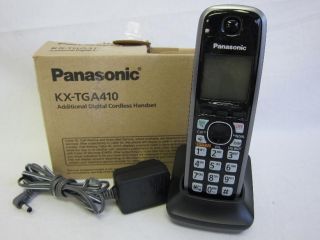 Panasonic KX TGA410B Extra Handset for KX TG76XX Cordless Phones Black 
