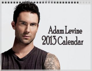 New ADAM LEVINE Calendar 2013 Maroon 5 Overexpose One More Night 
