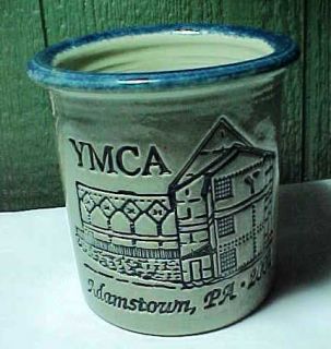 Bunjo Adamstown PA YMCA Pottery Crock 2002 6 High by 51 2 in Diam 