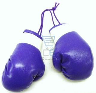   Purple Boxing Gloves   Hang In Car   Air Freshener Enlarged Preview