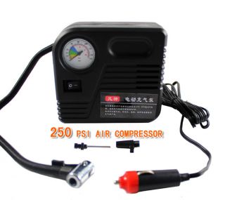 12V Tire Inflator Pump Air Compressor for Personal car tyre airbeds