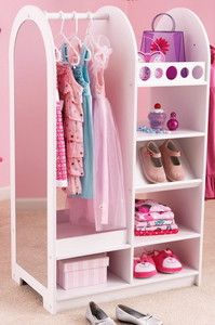   Closet Shelf System Girls Play Dress Up Storage Set Age 3