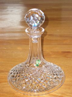 Waterford Crystal Gorgeous Alana Ships Decanter Foil Seal Pristine 