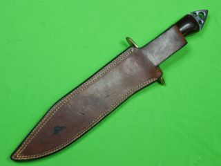 Vintage US Custom Hand Made Alex J Collins Large Fighting Knife Sheath 
