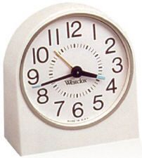   15736 loud bell alarm clock independent alarm indicator luminous hands