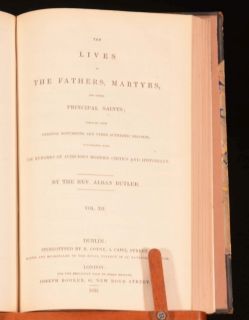   3VOL The Lives of The Saints Alban Butler Fathers and Martyrs