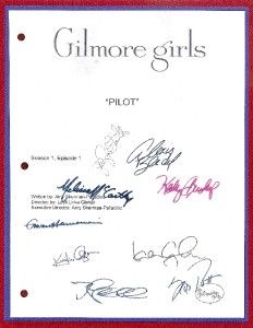   Girls Pilot Signed Script rpt 9x Lauren Graham Alexis Bledel