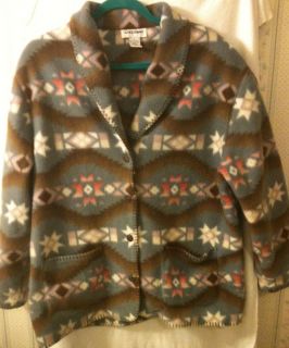 Alfred Dunner Sale Coat Size M Medium Brown Blue Womens Business 