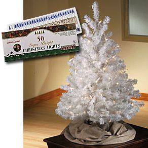 NEW XMAS All Season WHITE Tree 3 feet Holiday Decor NO LIGHTS