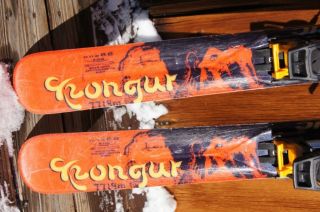 Atomic Kongur backcountry skis with NAXO AT bindings. 177 cm.