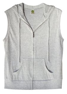 Alternative Apparel Sweatshirt Zipper Vest Size L New