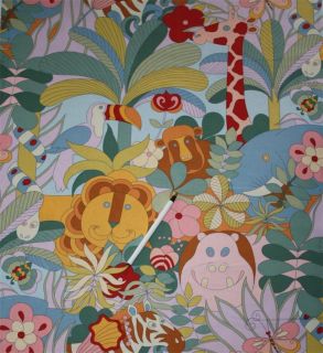 Yards Alexander Henry Jomo Jungle Nursery Print Fabric