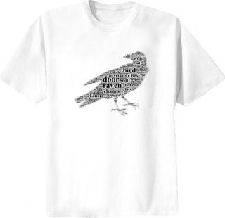 Edgar Allan Poe Poet The Raven Bird T Shirt