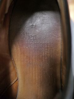 Vintage Allen Edmonds Hillcrest Black Leather Mens Euro Oxfords Shoes 