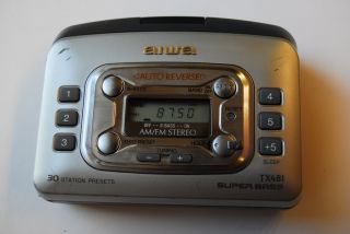 AIWA TX481 FM /AM RADIO Cassette Walkman ( Fast Shipping !!! )