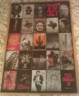 Texas Chainsaw 3D Movie Poster 1 Sided Original RARE 27x40