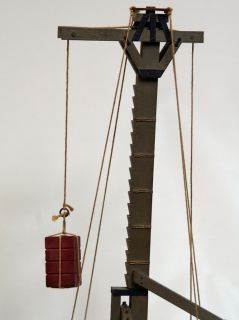 1970s AMT Leonardo Da Vinci Movable Crane Model Kit … A Beautiful 