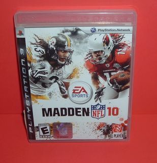 Madden 10 PlayStation 3 ea Sports NFL Football PS3 014633190236
