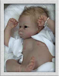   Reborn Baby Helen Jalland Prototype Andi Awake The Cradle